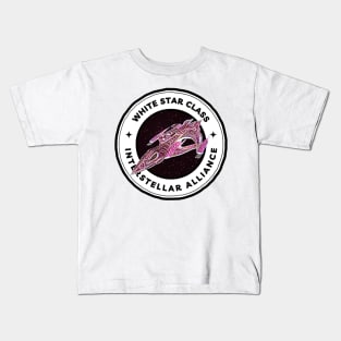 White Star Class - Interstellar Alliance - White - Sci-Fi - B5 Kids T-Shirt